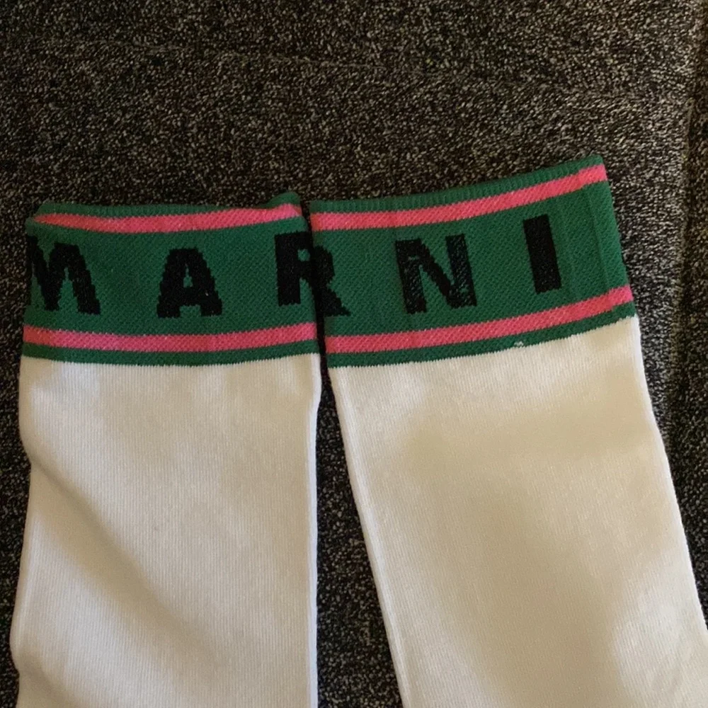 MARNI WOMEN SOCKS WITH LOGO NYLON
